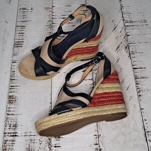 Audrey Brooke Kerry Braided Wedges 6M